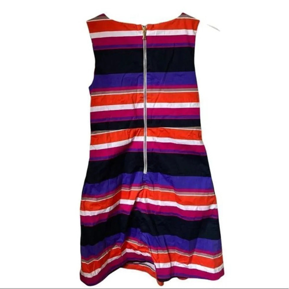 KATE SPADE Jillian Dress Girls Striped Bow Multicolored Sleeveless 14 - Picture 2 of 6